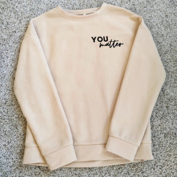 SHEIN Sweaters - Graphic thermal lined sweatshirt S